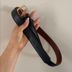 Coach vintage Classic navy blueLeather Belt